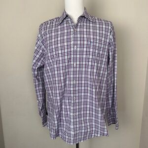 Southern Tide Men’s Plaid Check Button Down | Size L